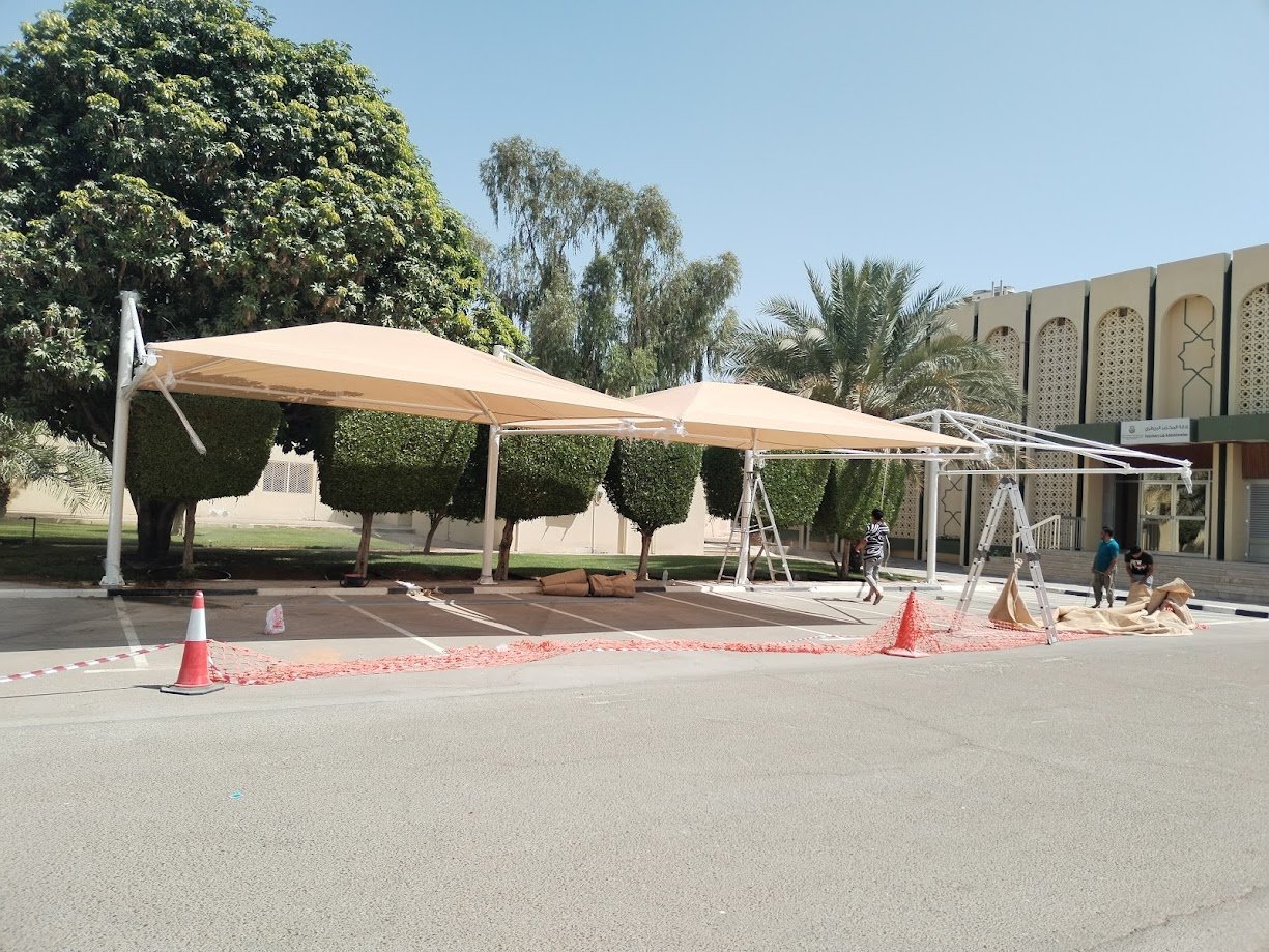 Pyramid Design Car Shade in UAE | Stylish & Durable Car Parking Shade Solutions