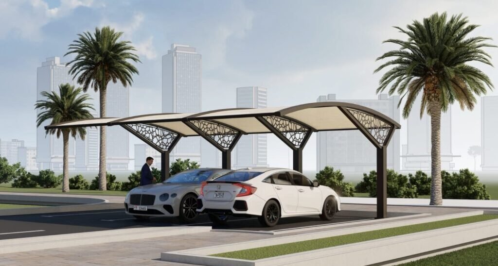 CNC MODEL CAR PARKING SHADE