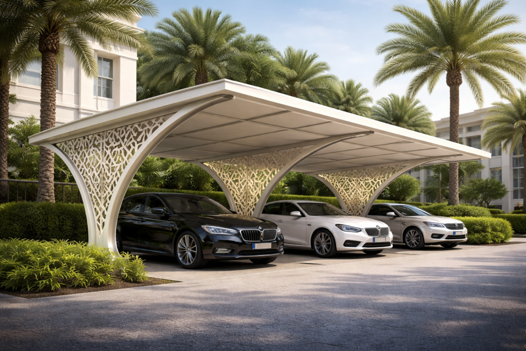 Y model car shade