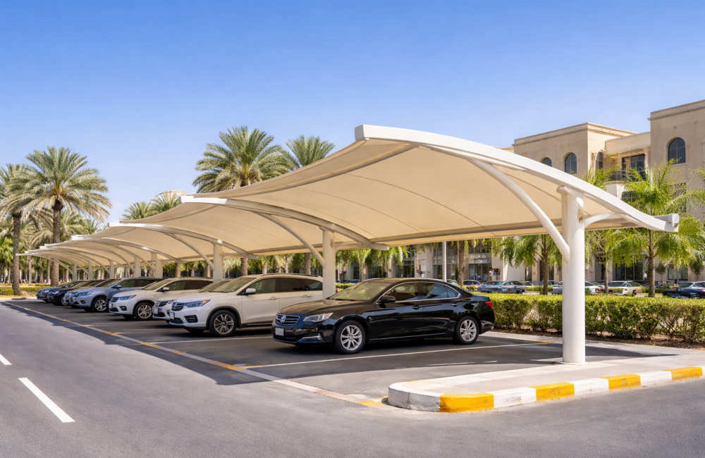 D model parking shade